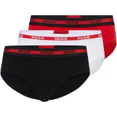 HUGO Slip vuurrood / zwart / wit