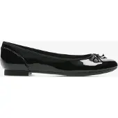 Clarks Couture Bloom Zwarte Pat Schoenen