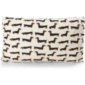 Nici Dachshund Kussen 43x25 Cm Bruin