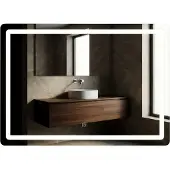 REA Led Square Badkamerspiegel Wit 80X60Cm