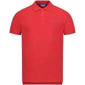 U.s. polo assn. Shirt royal blue/koningsblauw / knalrood