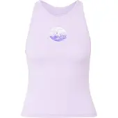 Just rhyse Top 'RideTheVibe' pastellila / donkerlila / wit