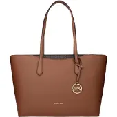 Michael Kors Bruine Leren Schoudertas