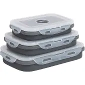 Gimex vershoudbakjes siliconen 3 stuks