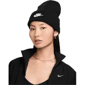 Nike Unisex Volwassen Futura Peak Beanie (Zwart/Wit)
