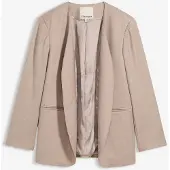 Bonprix Kraagloze blazer in een zachte wolmix 50