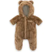 Corolle poppenkostuum beren onesie bruin - 30cm poppen kleding.