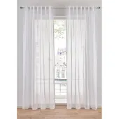 Bonprix Gordijn van lichte voile met onzichtbare lussen (1 stuk) maat h/b: 295/140 cm