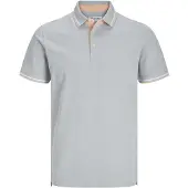 Jack & Jones polo grijs 3-knoops