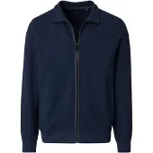 Casa Moda vest normale fit navy gebreid