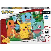 Nathan Puzzle Pokémon au parc 60 pièces