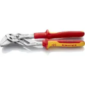 Knipex Sleuteltang | 250 mm Lengte | Tang en Schroefsleutel in Eén | Geïsoleerd | Meer-Componentengrepen - 86 06 250 SB
