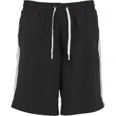 Urban Classics Zwemshorts zwart / wit