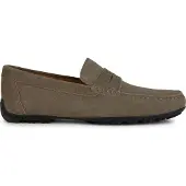 Geox U KOSMOPOLIS + GRIP Leren Heren Taupe Instappers