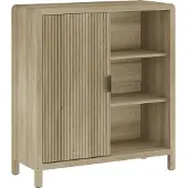 En.casa Commode Lukkodso 82x75x30 cm eikenkleurig middellicht []