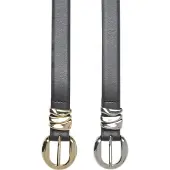 Urban Classics Chunky Multiple Loop Synthetic Leather Riem 2 Eenheden