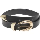 Urban Classics Chunky Buckle Loop Synthetic Leather Riem