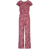 B.NOSY jumpsuit roze Meisjes Polyester Off shoulder All over print - maat 110