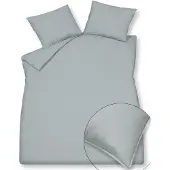 Vandyck Dekbedovertrek Washed Cotton Powder Blue Katoen-140 x 200 / 220 cm | 1-Persoons
