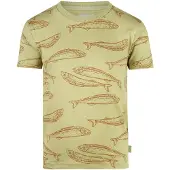 Koko Noko T-shirt groen Jongens Stretchkatoen Ronde hals All over print - maat 92
