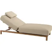 4 Seasons Outdoor Madeira ligbed met hoofdondersteuning amber