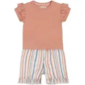 Dirkje Meisjes Kledingset - Light pink