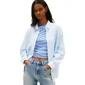 Tommy Hilfiger Blouse lichtblauw / wit