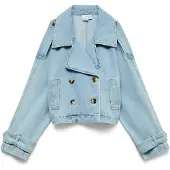 Vero Moda Tussenmantel 'VMLelou' blauw denim