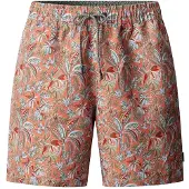 Hackett London Zwemshorts 'Banyan' lichtblauw / groen / abrikoos / oranjerood