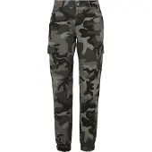 Urban Classics Cargobroek beige / taupe / donkergrijs / zwart