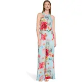 Vera Mont Jumpsuit beige / lichtblauw / fuchsia / pastelroze