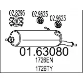 MTS 01.63080 Einddemper