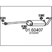 MTS 01.60407 Einddemper