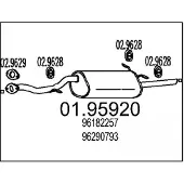 MTS 01.95920 Einddemper