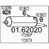MTS 01.62020 Einddemper