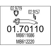 MTS 01.70110 Voorpijp