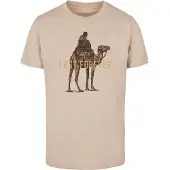 Mister tee Shirt 'Lost Forever' sand / bruin / chocoladebruin