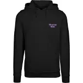 Mister tee Sweatshirt 'Memento Mori' lavendel / zwart / wit