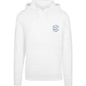 Mister tee Sweatshirt 'More Espressi' saffier / wit