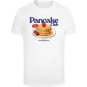 Mister tee Shirt 'Pancake' geel / lila / rood / wit