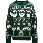 Cars kersttrui groen Jongens Acryl Ronde hals All over print - maat 152