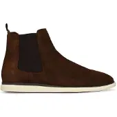 Manfield Bruine suède chelsea boots | Maat 45