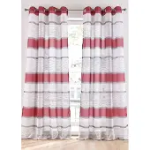 Bonprix Transparant gordijn met gerecycled polyester (1 stuk) maat h/b: 145/144 cm