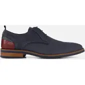 Van lier Amalfi Veterschoenen blauw Nubuck Maat 45