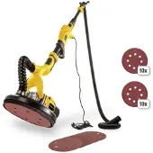 Powerplus Telescopische Wandschuurmachine 710W Ø225 mm – Inclusief 26 schuurvellen