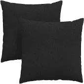 vidaXL Zitkussens 2 st Stof Zwart 60 x 60 cm