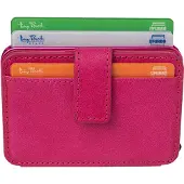 Tony Perotti Furbo EVO RFID leren Pasjeshouder met bankbiljetvak - Fuchsia