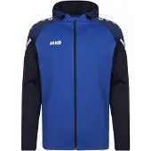 Jako Sportjas blauw / wit