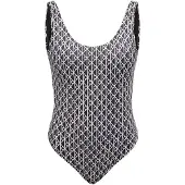 Calvin Klein Underwear Badpak zwart / wit