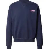 Woodbird Sweatshirt 'Cane Wok' donkerblauw / pitaja roze